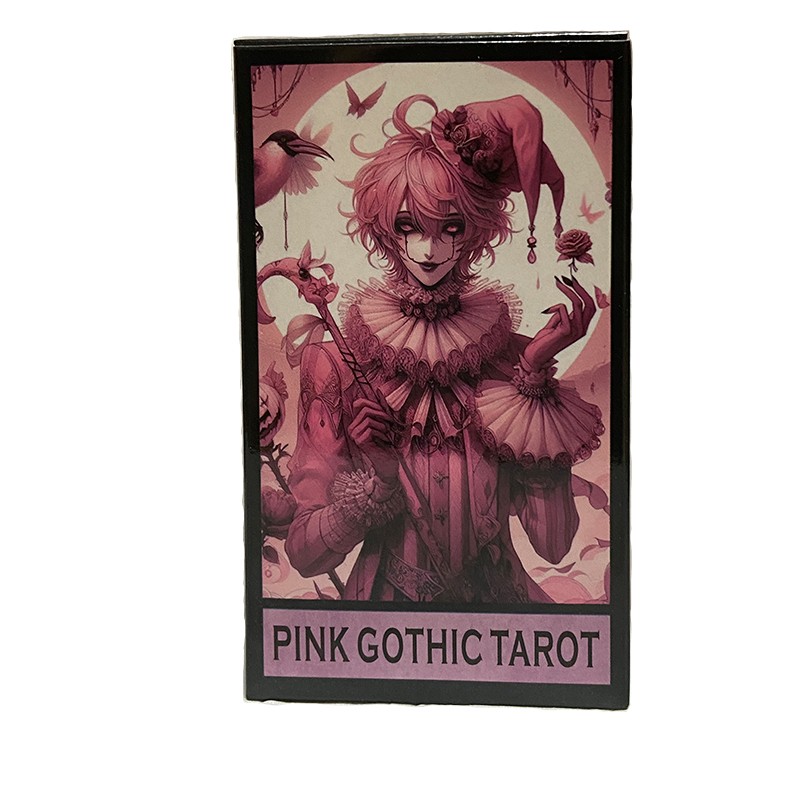 Board Game Of Life - Różowa gotycka talia tarotu, 78 kart,