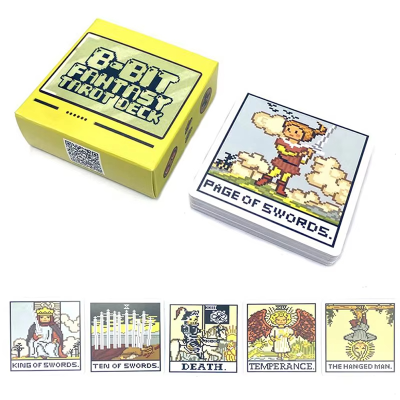 8-bitowa karta tarota fantasy, – Board Game Of Life recenzja i cena