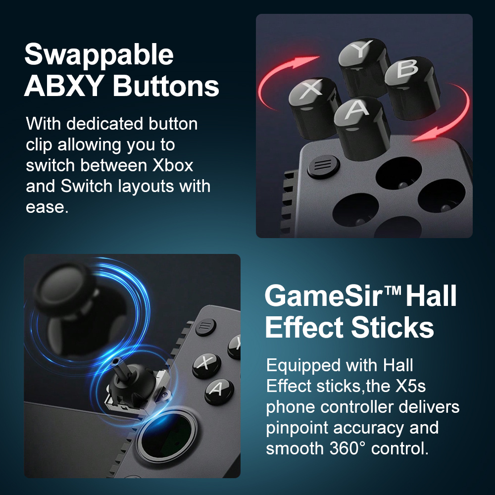 GameSir X5s Gamepad do Telefon – Board Game Android recenzja i cena